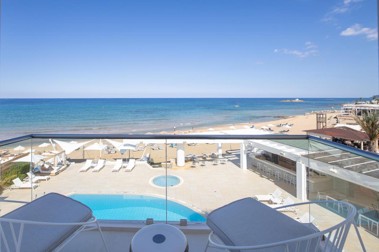 Akrogiali Beach Hotel Apartments Малиа Екстериор снимка