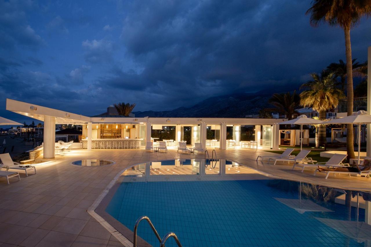Akrogiali Beach Hotel Apartments Малиа Екстериор снимка